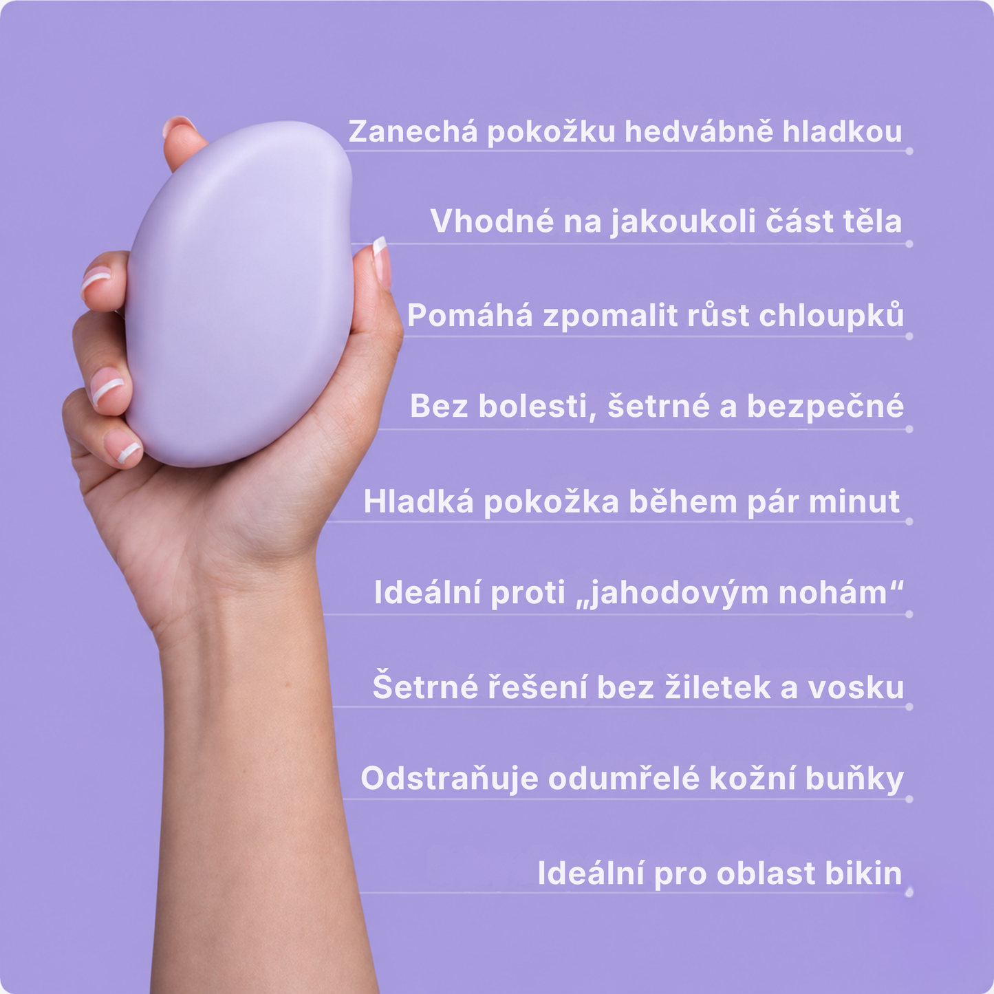 Skinora – nano skleněný odstraňovač chloupků