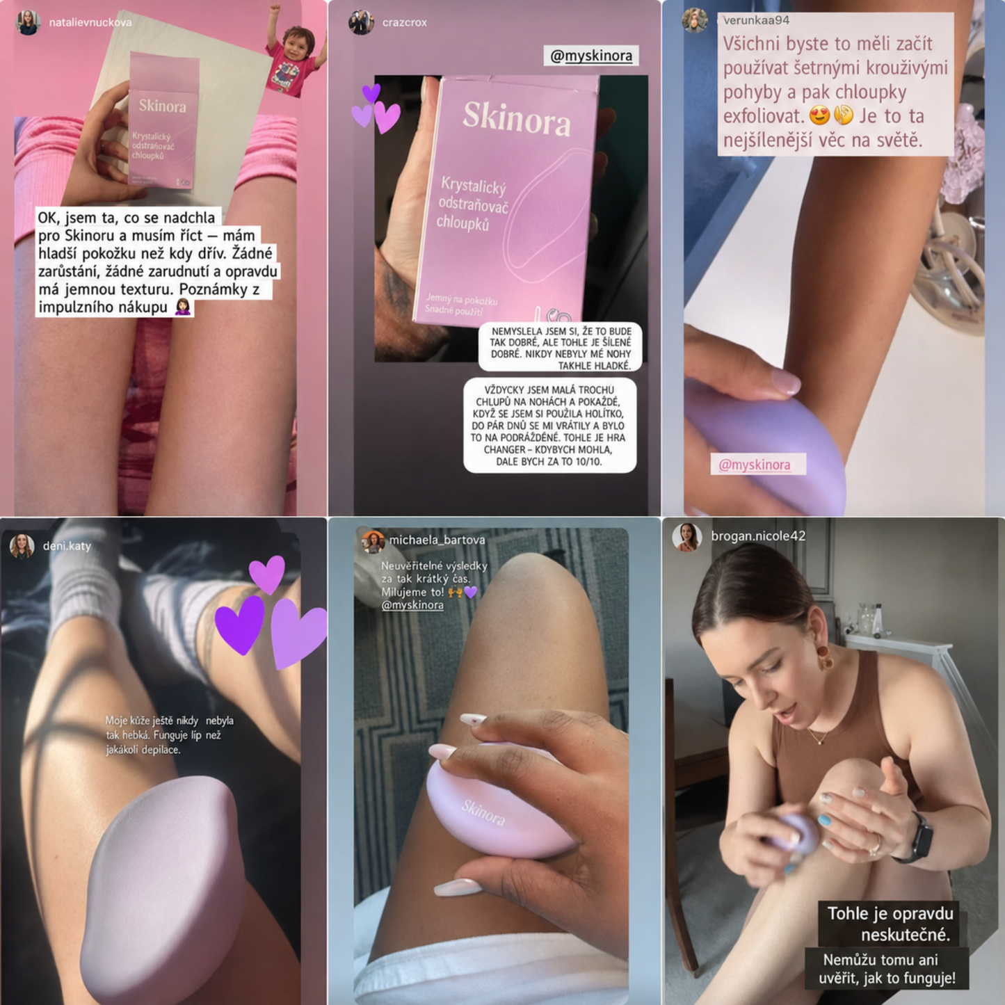 Skinora – nano skleněný odstraňovač chloupků